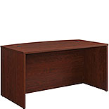 60" Bowfront Executive Desk in Classic Cherry 426284