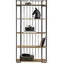 Tall Industrial 5-Shelf Bookcase 426435