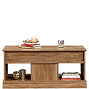 Lift-top Coffee Table with Open Shelf Storage 426627