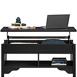Lift-Top Coffee Table with Open Shelf 427417