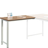 36" Desk Return Table in Kiln Acacia 427476