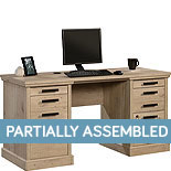 60” Commercial Credenza Desk in Prime Oak 427801