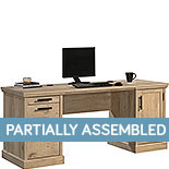 72” Commercial Credenza Desk in Prime Oak 427805