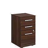 3-Drawer Mobile File Cabinet in Noble Elm 427876
