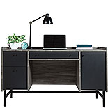 Sauder Harvey Park® Mid-Century Modern L-Shaped Office Desk 426509