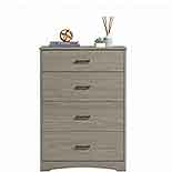 Silver Sycamore 4-Drawer Chest of Drawers 428231