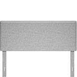 Upholstered Queen Headboard in Light Gray 428715