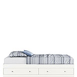 Twin Mate's Bed in White finish 428931