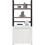 2-Shelf Library Hutch in Mystic Oak Finish 429251