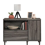 TV Credenza with Storage in Jet Acacia 429508