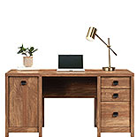 Computer Desk with Drawers and Door 429510