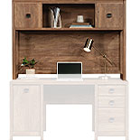 Desktop Hutch with Doors in Sindoori Mango 429511