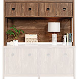 4-Door Desktop Hutch in Sindoori Mango 429512