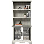 5-Shelf Bookcase with Doors in Winter Oak 429545