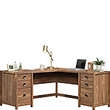 L-Shaped Desk with 6 Storage Drawers 429556