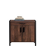 Library Cabinet with Drawer in Barrel Oak 430075