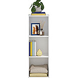 3-Cube Organizer Storage Cubby Unit in White 430086