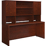 72” x 24" Desk With Hutch 430221