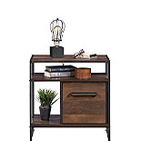Small Side Table with Drawer in Barrel Oak 430263