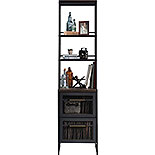 Tall Narrow Bookcase in Barrel Oak 430268