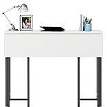 Modern Drop Leaf Dining Table in White  430354