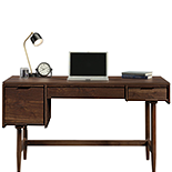 Double Pedestal Desk in Grand Walnut 430878