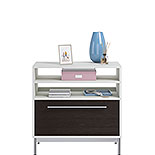 1-Drawer Lateral File Cabinet with Shelves 430880