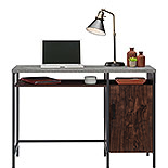 Single Pedestal Desk in Rich Walnut 431215