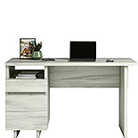 Single Pedestal Desk in Haze Acacia 431235