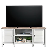 TV Credenza with Doors in Soft White 431260