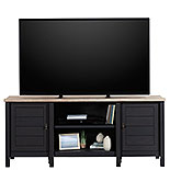 TV Credenza with Doors in Raven Oak 431261