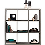 9-Cube Organizer Storage Bookcase Mystic Oak 431287