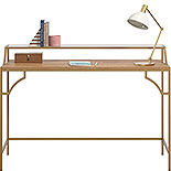 Metal & Wood Writing Desk in Sindoori Mango 431300
