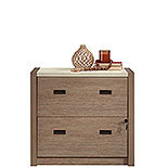 2-Drawer Lateral File Cabinet in Brushed Oak 431453