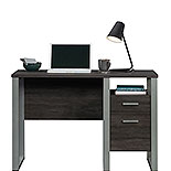 Single Pedestal Desk in Blade Walnut 431599