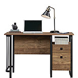 Single Pedestal Desk in Etched Oak 431615