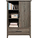 Wardrobe/Armoire with Storage in Pebble Pine 431745
