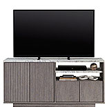 Contemporary TV Credenza in Ashen Oak