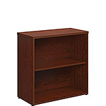 2-Shelf Commercial Bookcase in Classic Cherry 431915