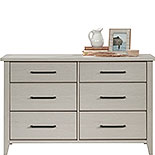 6-Drawer Bedroom Dresser in Glacier Oak 431999