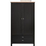 Wardrobe/Armoire Cabinet in Raven Oak 432862