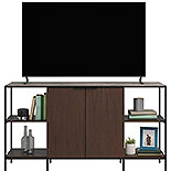 Credenza Cabinet in Umber Wood 433234