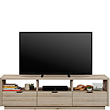 TV Credenza with Drawers in Pacific Maple 433258