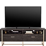 Modern TV Credenza in Blade Walnut 433374