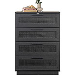 Rattan 4-Drawer Chest in Raven Oak 433512