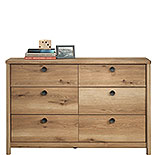 6-Drawer Bedroom Dresser in Timber Oak 433517