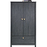 Bedroom Armoire with Drawer in Denim Oak 433520