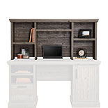Desktop Hutch with Shelves in Pebble Pine 433684