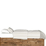 Twin Mate's Bed with Drawers in Vintage Oak 433738