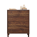 4-Drawer Bedroom Chest in Grand Walnut 433805